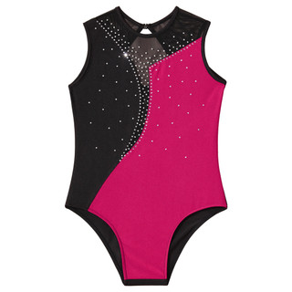 Yhong Bé Gái Không Tay Thể Dục Leotards Lấp Lánh Múa Ba Lê Unitards Biketards Activewear