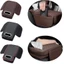 SEKINEW Hộp đựng khăn giấy bằng da PU Memory Foam Car Central Armrest Pad, Hộp đựng tay vịn chất lượng cao Tấm lót chiều cao Hộp đựng tay ô tô đa chức năng Tấm bảo vệ đa năng