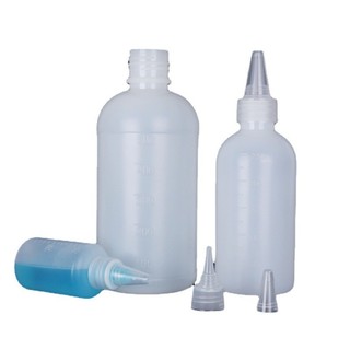 10 30 50 100ml chai mũi nhọn sắc tố mờ bóp chai phân phối chất lỏng chai đóng gói chai chai