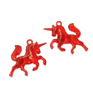 Phim hoạt hình vui nhộn trong suốt màu sắc lập thể Kỳ Lân diy Bông tai Acrylic Phụ kiện tóc vỏ điện thoại vật liệu bán buôn
