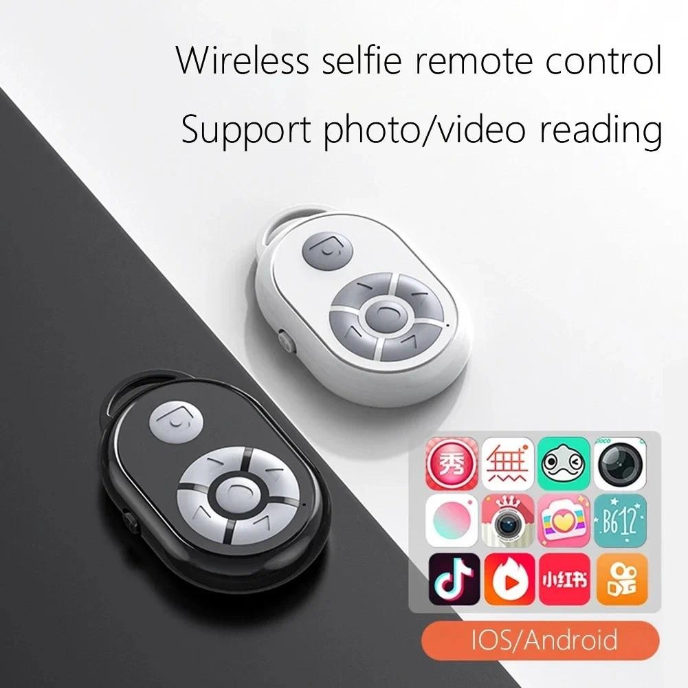 Điều khiển từ xa Bluetooth đa năng cho Tittok IPhone Xiaomi Redmi Samsung Điện thoại di động Selfie Stick Bộ điều khiển Camera Bluetooth