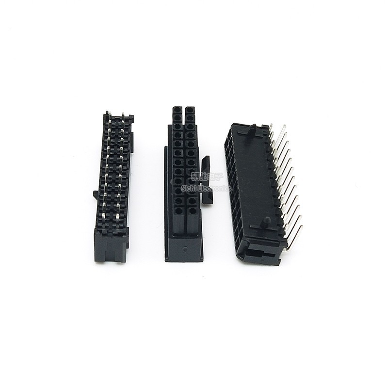 43045 Ổ cắm chốt cong MX3.0mm Đầu nối hàng đôi 43025 Ổ cắm chốt thẳng 2 * 2 / 3 / 4 / 5 / 6 / 8P