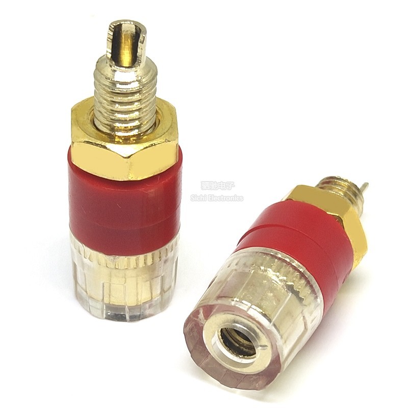 4MM Chuối Cắm Ổ Cắm Mạ Vàng 520 Bộ Khuếch Đại Công Suất Nhỏ Loa Âm Thanh Pha Lê Nhà Ga Bài Loa Thiết Bị Đầu Cuối
