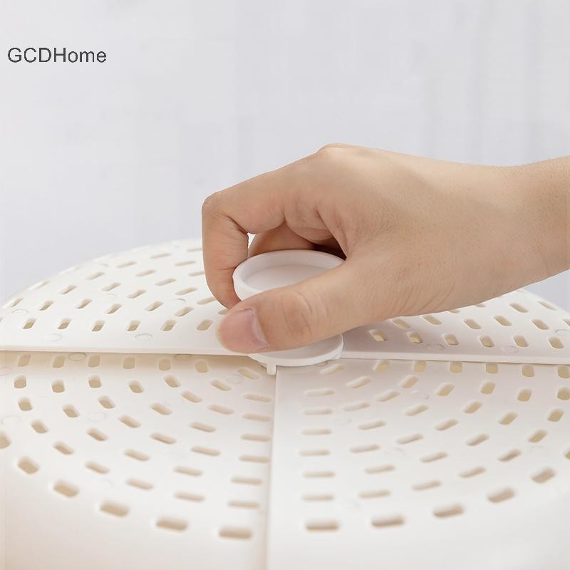 Vỏ bọc thực phẩm có thể gập lại GCDHome - Nắp chống bay thoáng khí cho trái cây và rau quả nhà bếp HOT