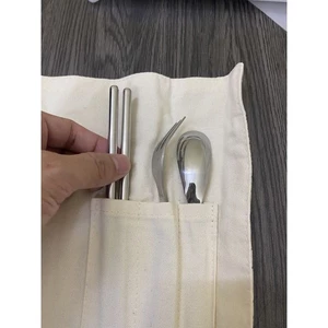 Bộ đũa thìa dĩa cá nhân inox 304 không gỉ