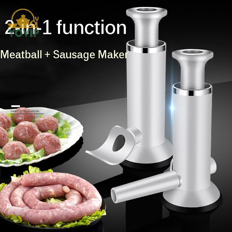 Máy Làm Xúc Xích YOVIP Máy Làm Thịt Viên Xúc Xích Nhồi Bông Sử Dụng Kép Dụng Cụ Xúc Xích Tự Chế VN