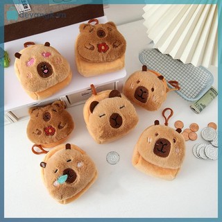 Deyangk Sáng Tạo Mới Capybara Anime Sang Trọng Ví Đựng Tiền Xu Thời Trang Ví Tròn Hoạt Hình Túi Mặt Dây Chuyền VN
