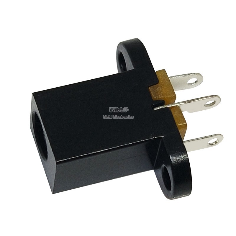 DC-008 Ổ Cắm Điện 3.5 * 1.3MM Pin Nữ Ổ Cắm Giao Diện DC Ổ Cắm Điện Có Lỗ Vít Chân Máy