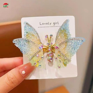 Kẹp Tóc Bướm Nhiều Màu Sắc - Trang Trí Đầu Thanh Lịch Phù Hợp Với Váy