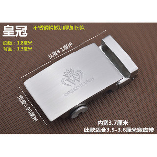 Khóa thắt lưng nam thép không gỉ, khóa tự động, không gây dị ứng