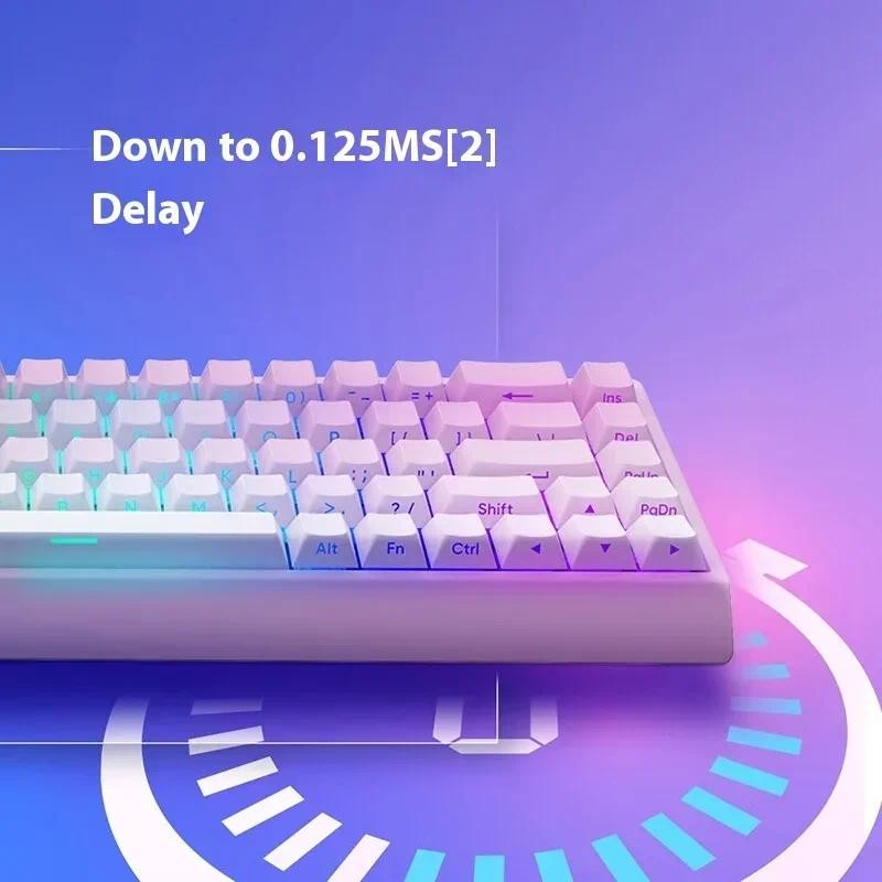 Mercury68 Pro Gaming Magnetic Switch Mechanical Keyboard 0 Dead Zone Hot Swappable RT0.004MM 8K Return 256K Scan Rate Gamer Keyboard