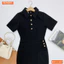 Đầm thiết kế BEMINE cổ đức xếp ly eo dáng bút chì phù hợp đi làm-MT11107