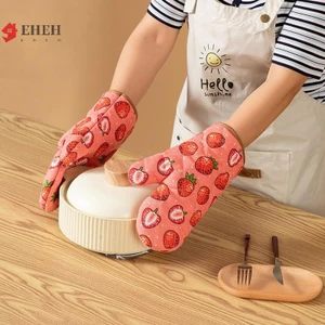 Găng tay chống bỏng lò vi sóng, lò nướng, hỗ trợ làm bánh và nấu ăn