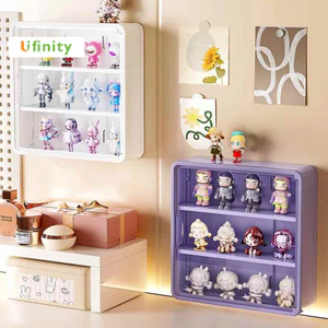 Lifinity Hộp Đựng Đa Năng Acrylic Thiết Kế Nắp Mở Nhẹ Nhàng, Phù Hợp Trưng Bày Figure, Mô Hình Độc Đáo