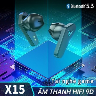 Tai nghe Bluetooth không dây X15 Tws Tai nghe chơi game có màn hình LED bluetooth 5.3 tích hợp mic