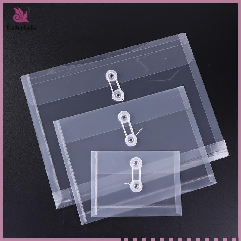 2 Cái A4 / A5 / A6 Size File Folder Organizer PP Túi đựng tài liệu trong suốt chống thấm nước cho trường học Đồ dùng văn phòng Văn phòng phẩm [MỚI]