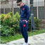 Bộ Thu Đông Áo Khoác Quần Jogger Iu Ni Quy Lô Phối Bo Trắng Đỏ KCloset Set Thể Thao Chất Cotton Co Giãn NA971