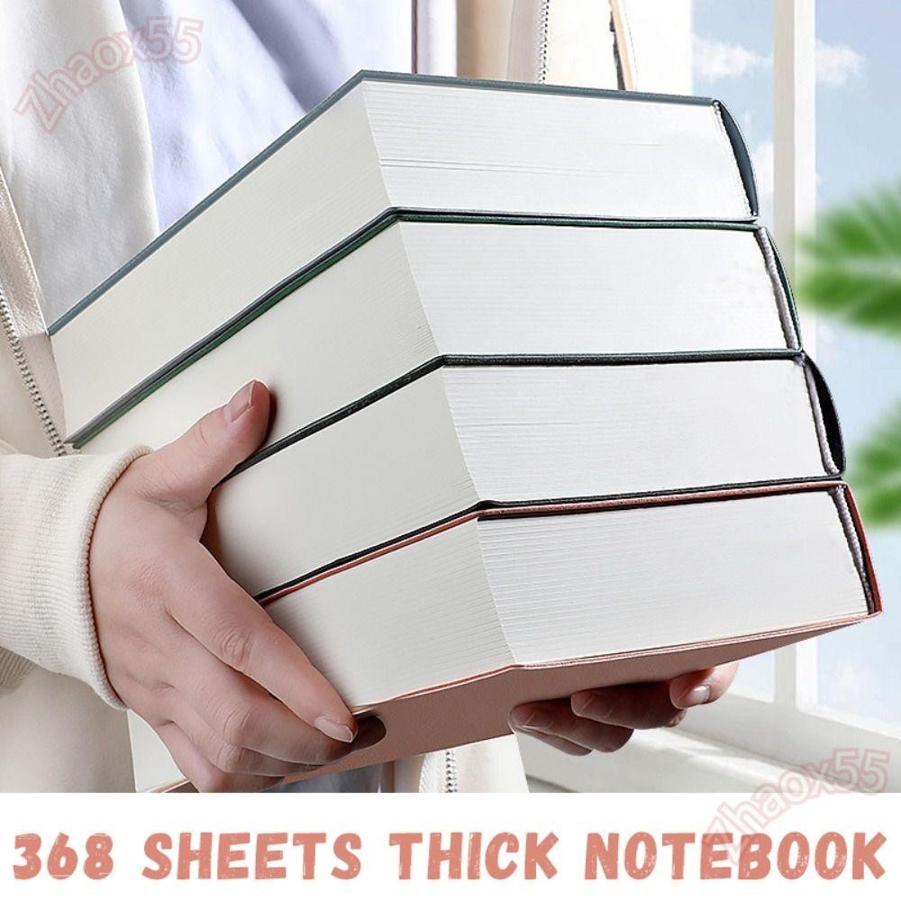 Sổ tay ZHAOX, Bìa mềm PU 368 tờ Notepad, Quà tặng sổ phác thảo trang ...