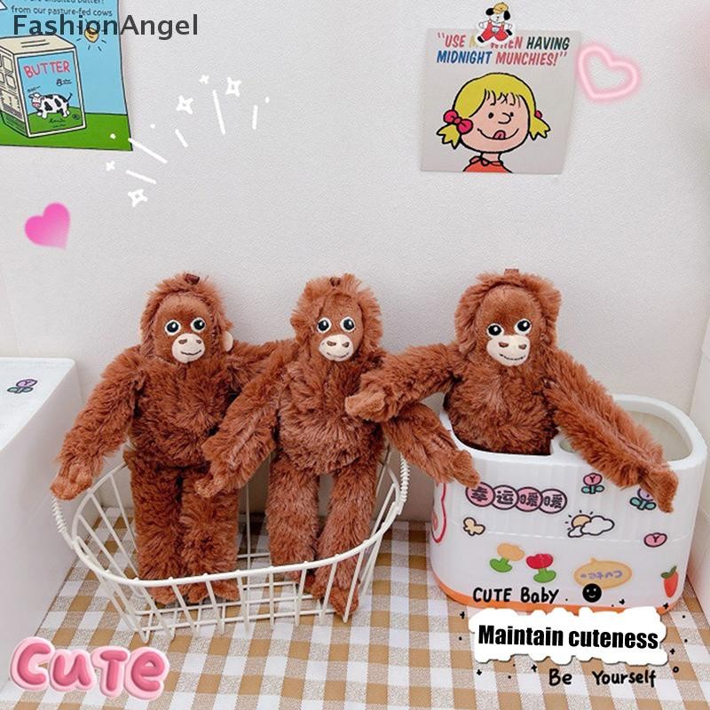 FashionAngel 1 Búp Bê Nhồi Bông Mềm Sang Trọng Đáng Yêu Gorilla đười ươi Khỉ Động Vật Dễ Thương Mặt Dây Chuyền Chìa Khóa Cô Gái Bé Trai Sinh Nhật Quà Tặng Giáng Sinh VN
