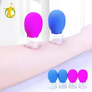 4x Facial Cuping Set Massage hút chân không di động gia đình chuyên nghiệp