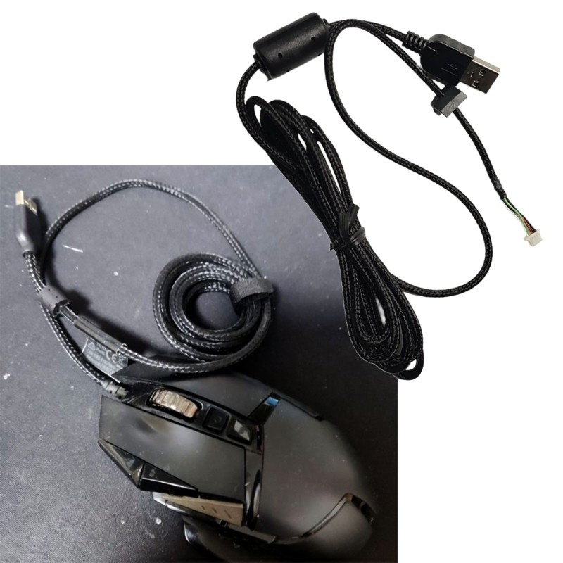 IOR Dòng Chuột USB Cáp Chuột USB Dây Đen Thay Thế Sửa Chữa Một Phần Cho Chuột Chơi Game Có Dây G502X