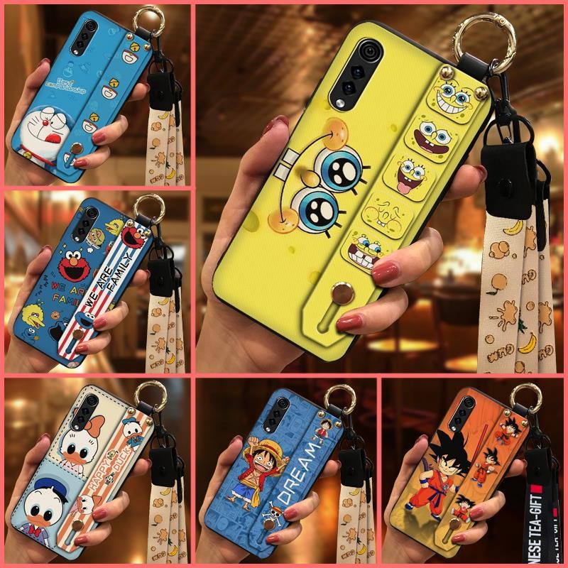 Ốp Điện Thoại Vòng Chống Thấm Nước Cho LG Velvet 4G / 5G Chống Bụi Bẩn Hoạt Hình Chân Đế Chống Va Đập Dây Đeo Cổ Tay Ốp Lưng Giá Đỡ Điện Thoại Dễ Thương Dây Đeo Tay Chống Bụi Bảo Vệ Chống Sốc
