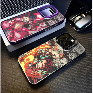 Ốp Điện Thoại Cho Redmi A5 A3 A2 A1 Note 12 11 10 8 Plus Pro MAX 10S 12S POCO C61 Anime Demon Slayer Cool Hard Matte Laser IMD