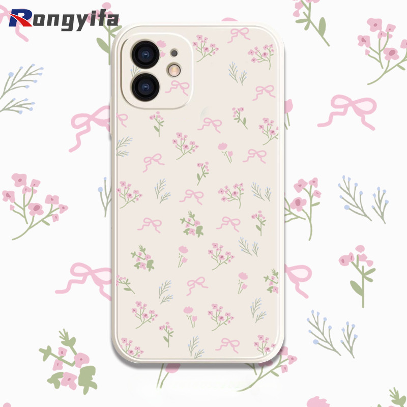 Dành Cho Redmi Note 14 13 12 Pro Plus Turbo 12S 11S 10 9 8 7 6 5 Pro Max 10S 9S 9T 8T 5G 4G Phong Cách Hàn Quốc Hoa Hoạt Hình Nơ Vỏ Điện Thoại Thời Trang Chống Sốc Vỏ Mềm