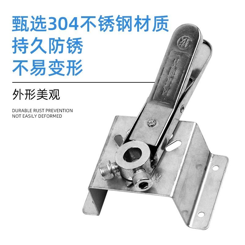 304 thép không gỉ mỏ vịt xử lý hướng dẫn sử dụng van gió thiết bị truyền động van mạ kẽm 5ETE