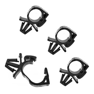 LOOKSHOW 10 Chiếc Ô Tô Dây Dây Kẹp Dây Chốt Tuyến Cố Định Giữ Ống Sóng Dây Quấn Cáp Kẹp Ống Dầu Chùm Dòng Ống Chân Đế J8O4