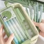 Túi đựng bút AFTEROF, Bút chì PVC trong suốt, Túi văn phòng phẩm cầm tay nhiều lớp đơn giản dành cho học sinh