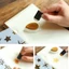 BEABOUT 5 / 10 CÁI Miếng bọt biển vẽ ngón tay, Giấy nến vẽ đầy màu sắc DIY Craft Dauber, Tài khoản tay không độc hại cao cấp có thể giặt được Ngón tay Cot Scrapbooking