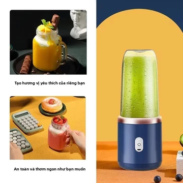 Máy ép trái cây cầm tay Máy ép trái cây điện Máy xay sinh tố Máy ép trái cây Mini Cốc USB Máy xay sinh tố Máy trộn trái cây Máy ép trái cây không dây Chai Soybean Milk Machine Complementary food machi