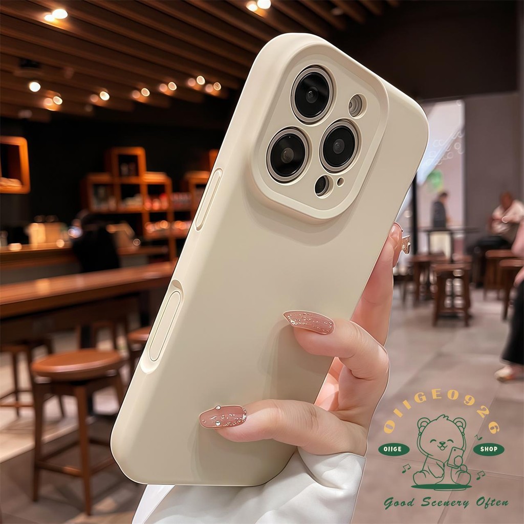 Ốp điện thoại dạng lỏng màu kẹo iphone16 Pro Max 15 14 vỏ cho vỏ iPhone vỏ mềm silicon TPU chống sốc