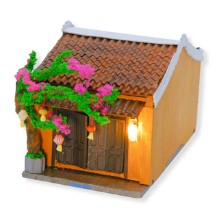 Mô hình gỗ lắp ráp DIY- HỘI AN- HIỆU VẢI- MÃ SP: HA164-03 (Sản phẩm chưa kèm keo)