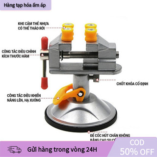 【COD】Ê Tô Nhỏ Đa Năng DIY – Eto Kẹp Mini Đế Hít Xoay 360 Dễ Dàng Lắp Bàn, Kẹp Chắc, Phù Hợp Chế Tác Tinh Xảo