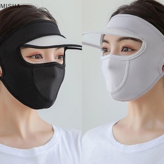 Misa Nữ Mỏng Thoáng Khí Ice Silk Cổ Dài Full Face Mask Mùa Hè