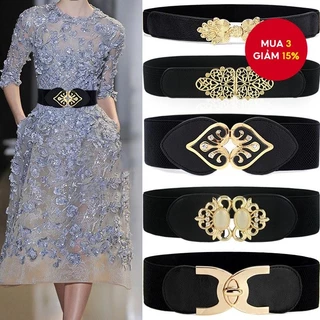 Vintage Co Giãn Eo Rộng Cincher 14 Kiểu Thiết Kế Giảm Béo Co Giãn Có Thể Điều Chỉnh Cho Váy / Váy