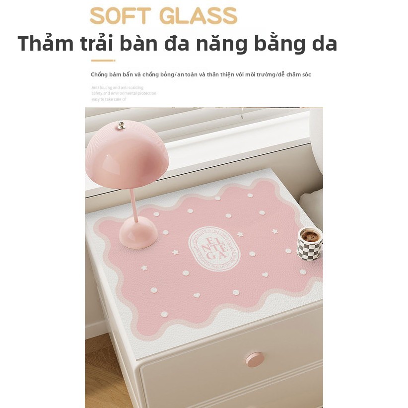 [Áp dụng nhiều cảnh] Thảm trải bàn chống dầu chống thấm nước phong cách nữ tính ngọt ngào | Bàn / Bàn ăn chuyên dụng | Kháng khuẩn Không mùi Dễ lau chùi | Che nắng Opaque | Văn phòng tại nhà Essential