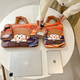 Hoạt Hình Dễ Thương Thế Giới Tranh Nổi Tiếng Mềm Túi Laptop Chống Sốc Lót Bảo Vệ Máy Tính 37cm Máy Tính Bảng 47cm Laptop