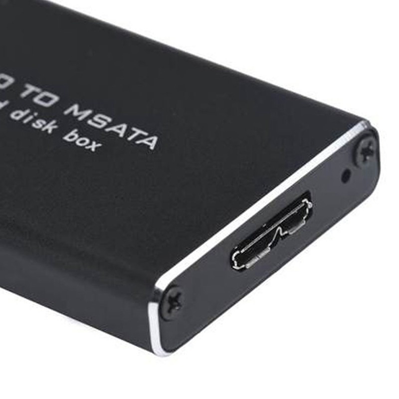 Hộp đĩa SSD MSATA sang USB 3.0 cho SSD MSATA 30x50mm 30x30mm