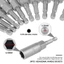 Bộ chuyển đổi mũi khoan chìa khóa YUJINI 1 chiếc, Ổ cắm lục giác 1 / 4 "Hex 5.5-19mm, Phụ kiện dụng cụ khí nén tuốc nơ vít từ tính bền bỉ Ổ cắm tác động điện dài 80mm