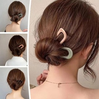 Kẹp Tóc Hình Chữ U Thời Trang Tóc Cố Định Nữ Sáng Tạo Đa Năng Kẹp Tóc Mũ Đội Đầu