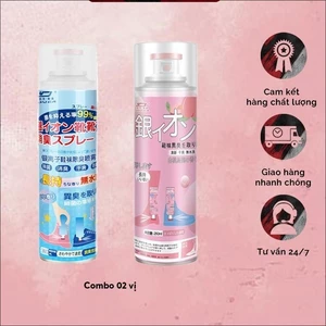 Free Ship - Bình Xịt Khử Khử Mùi Hôi Chân Hôi Giày Nhật Bản Chứa Công Thức Nano Bạc Kháng Khuẩn Mát Lạnh