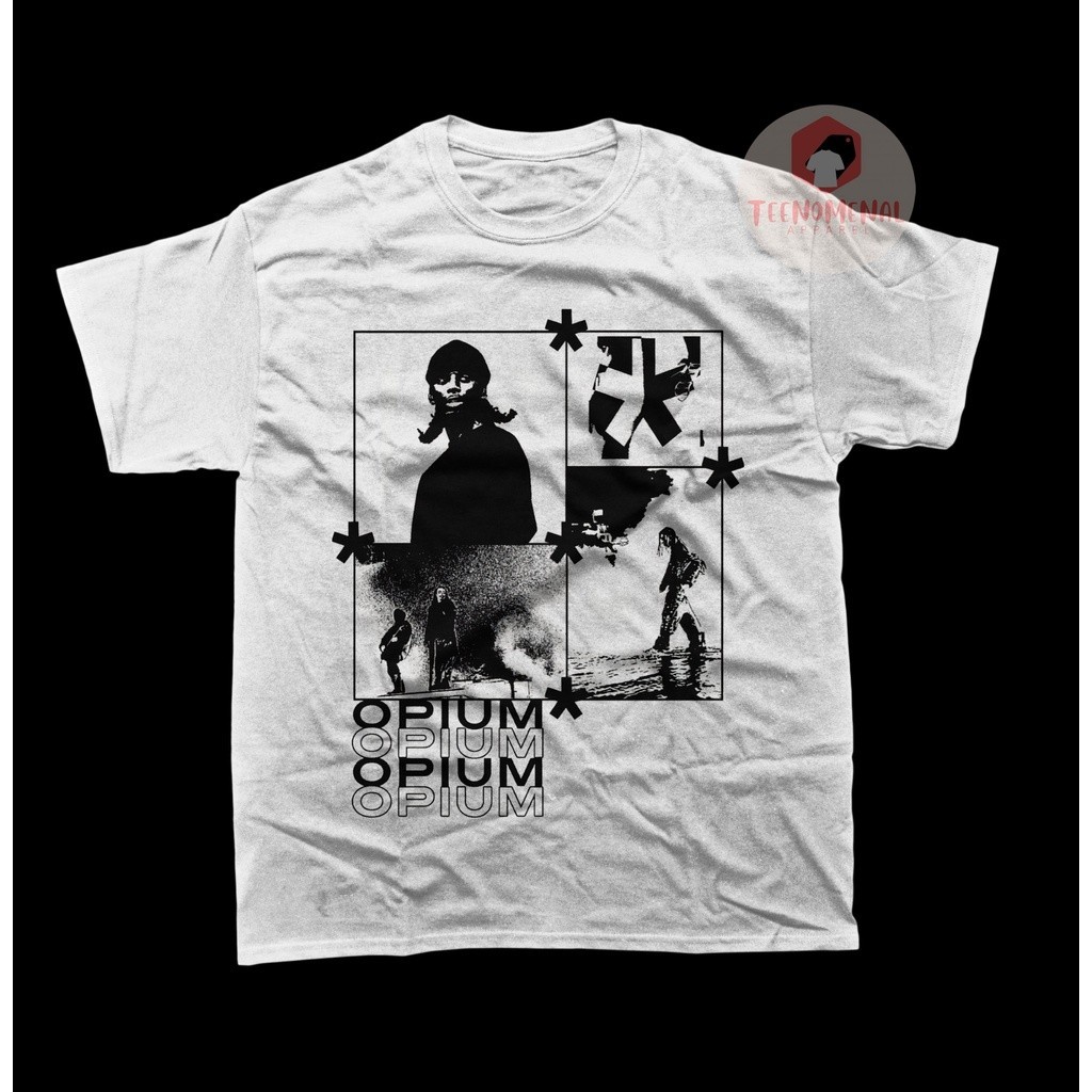 Áo Thun Playboi Carti Họa Tiết Album Lotta Red Album Tee - Opium ...