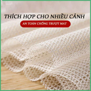 Thảm lưới chống trơn trượt lót thảm/đệm/chiếu/sofa nhiều kích cỡ/Cắt tự do/Hiệu ứng chống trượt tố-GIOVA