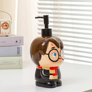Little Yellow Man Hoạt Hình Lotion Sub-bottling Harry Potter Chai Tắm Gốm Chai Trống