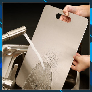 Thớt inox 304 KHÁNG CHỐNG KHUẨN KHÔNG MÙI, Thớt inox KHÁNG KHUẨN SIZE TO 34CM dày 2 ly