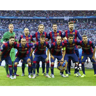 Áo bóng đá Barcelona sân nhà 2014/15 UEFA Champions League, phiên bản cuối cùng Suarez, Messi, Neymar Jr., size S-4XL, chất lượng cao