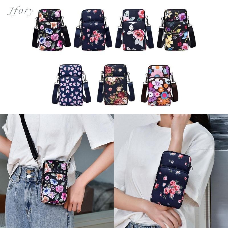 Túi đựng điện thoại di động Mini Jfory, Hộp đựng dây đeo vai có thể điều chỉnh đa năng, Ví đựng tiền, Ví đựng túi đeo vai để mua sắm cho nữ